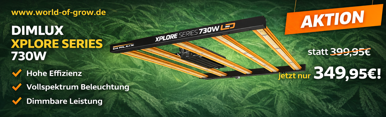 Dimlux Explore Series 730w LED - Sale Banner