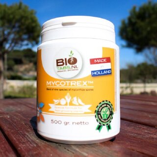 BioTabs Mycotrex 500g | Organischer Mykorrhiza Bodenverbesserer & Wurzelstimulator