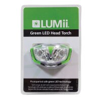 LUMii - LED-Kopfleuchte | gr&uuml;nes Licht
