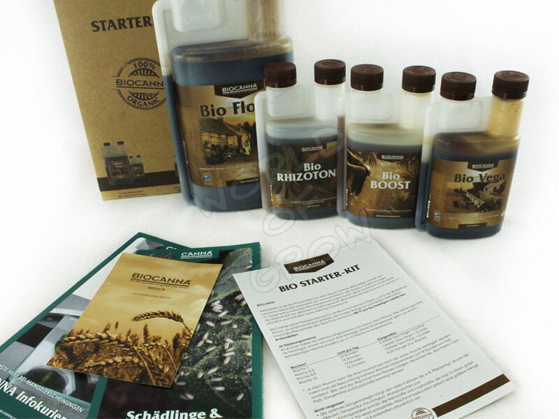 BioCanna Starterkit kaufen  Organisches Dnger Set | World of Grow -,  49,95