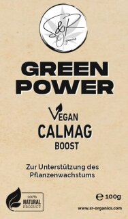 Green Power Vegan CalMag Boost 100g | Calcium & Magnesium Top-Dressing für Erde
