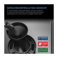 AC Infinity - Nachfüllbares Aktivkohlefilter-Set, mit Aktivkohle-Nachfüllpackung 200 mm