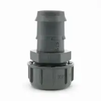 PE Endstopfen 25mm x 3/4 Zoll A.G.