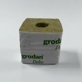 Grodan - Steinwollblock 7.5x7.5cm kleines Loch