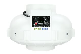 Prima Klima Fan PK-160-TC | 800m³/h | Temp. Controlled | 160mm