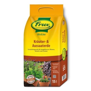 Frux Bio Kruter- & Anzuchterde 18 L - WORLD OF GROW - FarmerTec.-Tre, 9,90