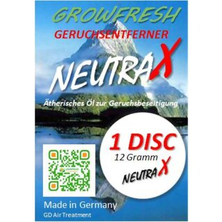 GROWFRESH NEUTRAX Geruchsentferner 1mal 12g Disc