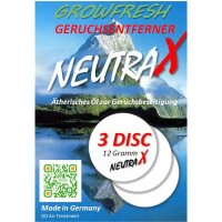 GROWFRESH NEUTRAX Geruchsentferner 3mal 12g Disc