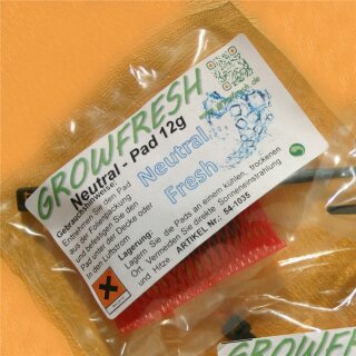 GROWFRESH Geruchsentferner 12g Pad Neutral