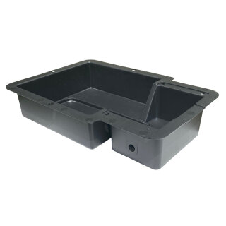 Autopot - 1Pot Tray und Deckel Schwarz (SQUARE)